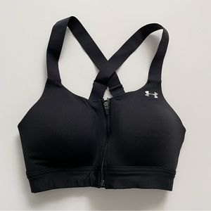 NWOT Under Armour Continuum zip up sports bra
